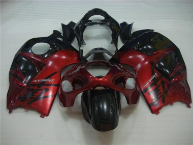 Abs Carenagem GSXR 1300 Hayabusa 1996-2007 - Vermelho Preto