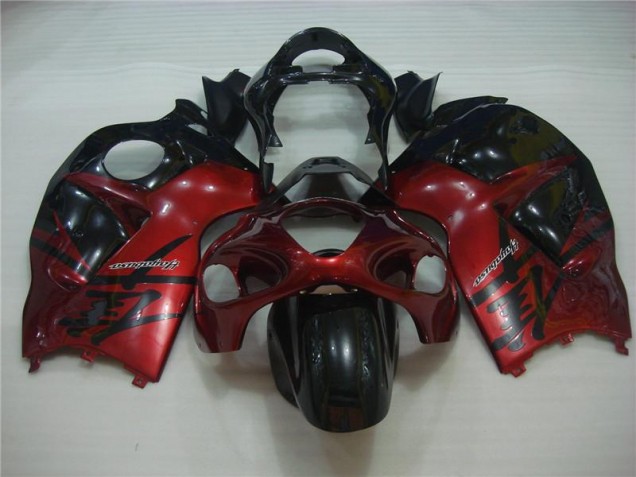Abs Carenagem GSXR 1300 Hayabusa 1996-2007 - Vermelho Preto Abs Carenagem GSXR 1300 Hayabusa 1996-2007 - Vermelho Preto