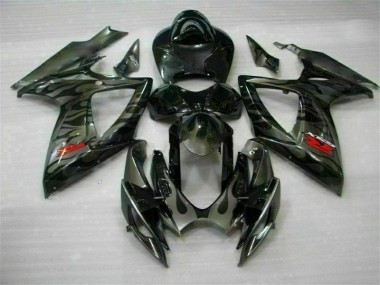 Abs Carenagem GSXR 600 / 750 K6 2006-2007 - Preto