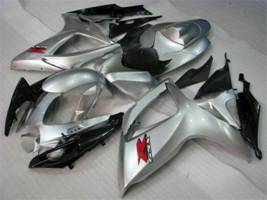 Abs Kit Completos Carenagem GSXR 600 / 750 K6 2006-2007 - Prata