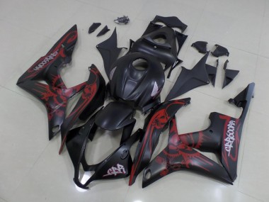 Abs Kits Completos Carenagem CBR 600RR 2007-2008 - Preto Vermelho