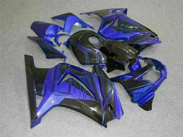 Abs Kits Completos Carenagem EX250 2008-2012 - Preto Azul