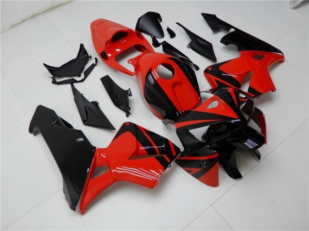 Abs Plástico CBR 600RR 2005-2006 - Vermelho Preto Abs Plástico CBR 600RR 2005-2006 - Vermelho Preto