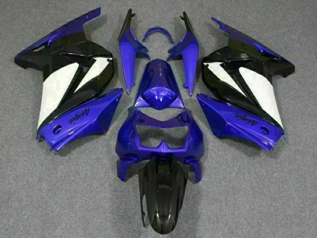 Abs Plástico EX250 2008-2012 - Azul Branco Preto Ninja