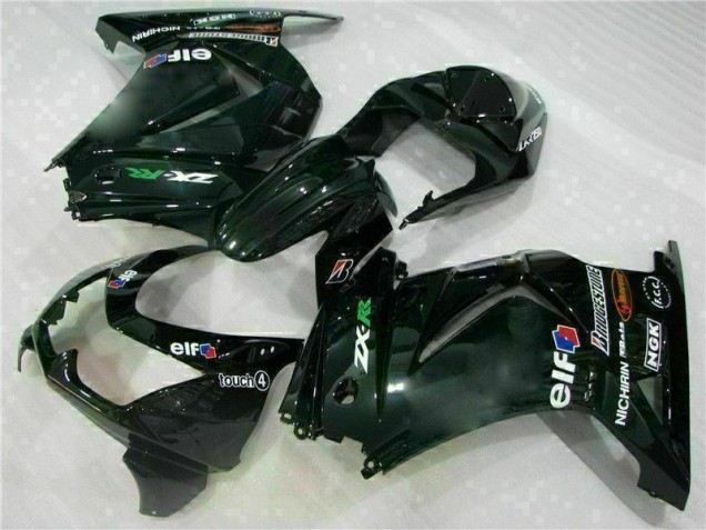 Abs Plástico EX250 2008-2012 - Preto Abs Plástico EX250 2008-2012 - Preto