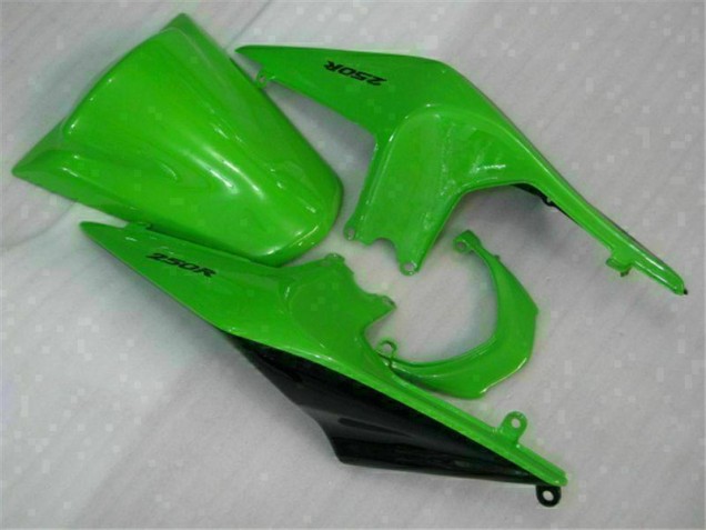 Abs Plástico EX250 2008-2012 - Verde Preto Ninja