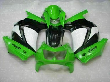Abs Plástico EX250 2008-2012 - Verde Preto Ninja