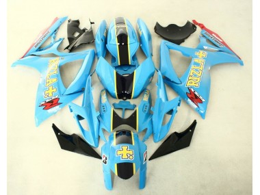 Abs Plástico GSXR 600 / 750 K6 2006-2007 - Azul Preto