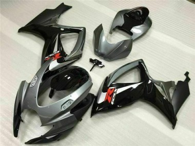 Abs Plástico GSXR 600 / 750 K6 2006-2007 - Prata Cinzento