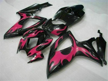 Abs Plástico GSXR 600 / 750 K6 2006-2007 - Preto