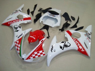 Abs Plástico R6 2003-2005 - Vermelho Branco