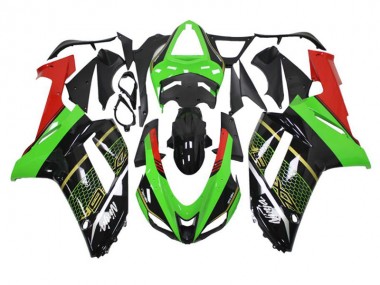 Abs Plástico ZX10R 2008-2010 - Verde Preto