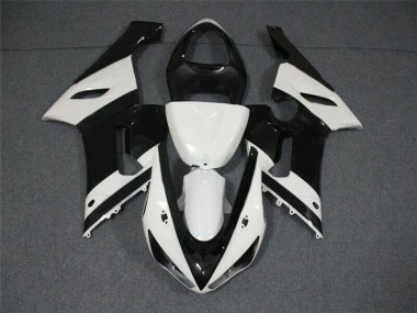 Abs Plástico ZX6R 2005-2006 - Preto Branco