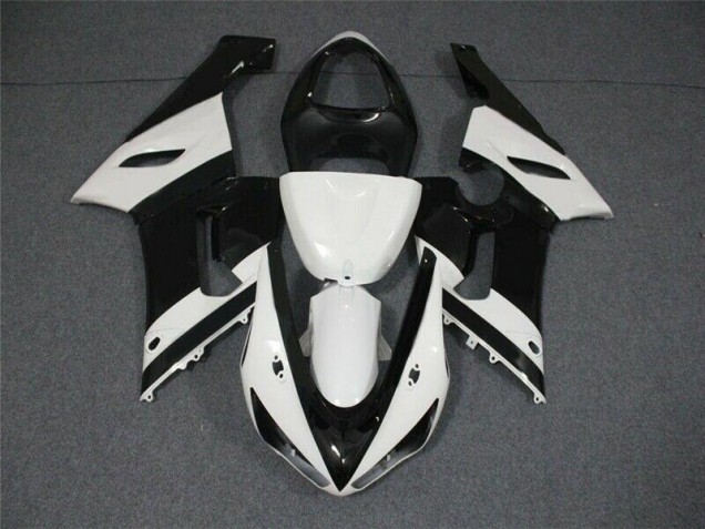 Abs Plástico ZX6R 2005-2006 - Preto Branco