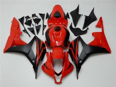 Abs Plásticos CBR 600RR 2007-2008 - Preto Vermelho