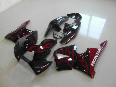 Abs Plásticos CBR 900RR 919 1998-1999 - Preto Vermelho