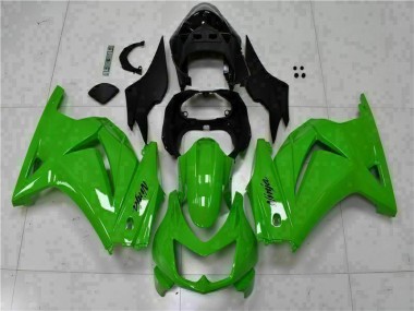 Abs Plásticos EX250 2008-2012 - Verde Preto Ninja