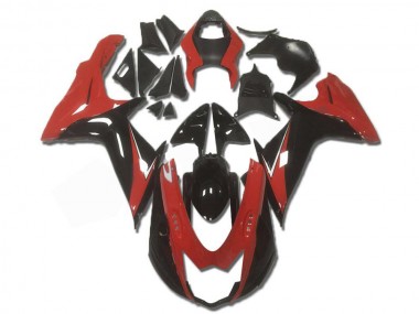 Abs Plásticos GSXR 600 / 750 K11 2011-2021 - Vermelho Preto