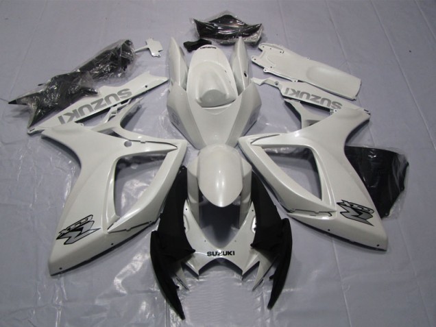 Abs Plásticos GSXR 600 K6 2006-2007 - Branco Abs Plásticos GSXR 600 K6 2006-2007 - Branco