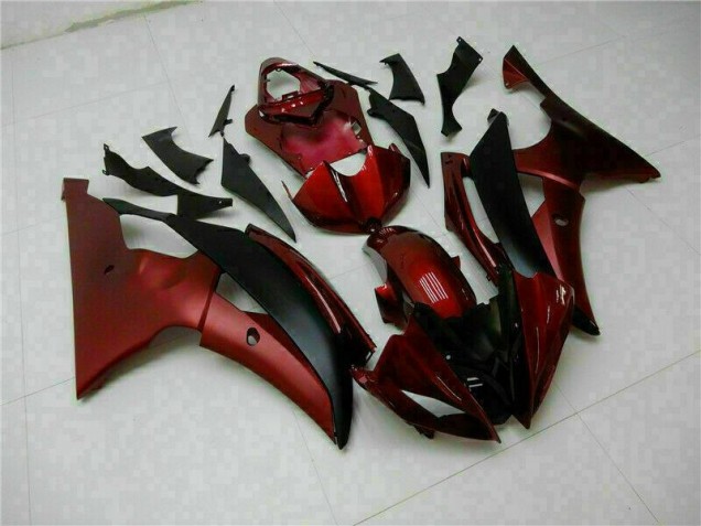 Abs Plásticos R6 2008-2016 - Vermelho Preto