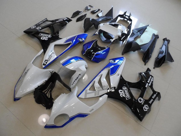 Abs Plásticos S1000RR 2009-2014 - Branco Azul Abs Plásticos S1000RR 2009-2014 - Branco Azul