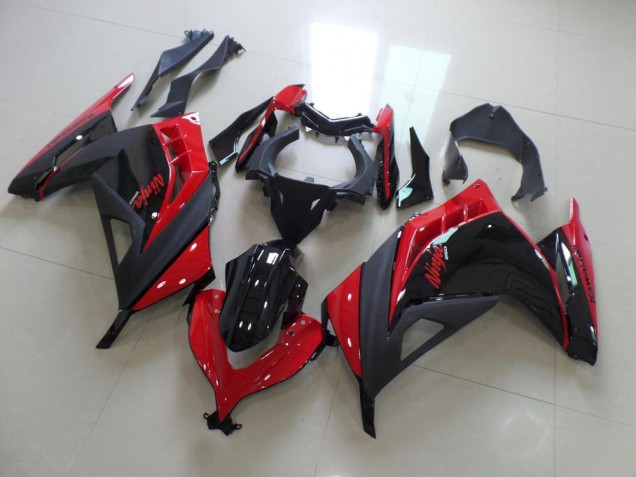 Abs Plásticos ZX 300R 2013-2016 - Vermelho Preto Abs Plásticos ZX 300R 2013-2016 - Vermelho Preto