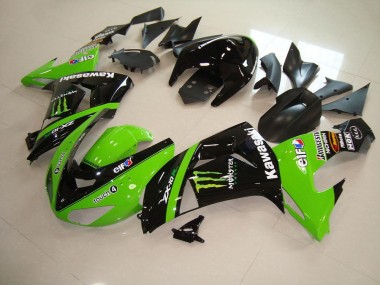 Abs Plásticos ZX10R 2006-2007 - Verde Monster