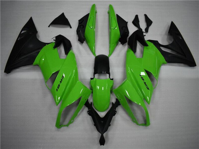 Abs Plásticos ZX10R 2008-2010 - Verde Preto Abs Plásticos ZX10R 2008-2010 - Verde Preto