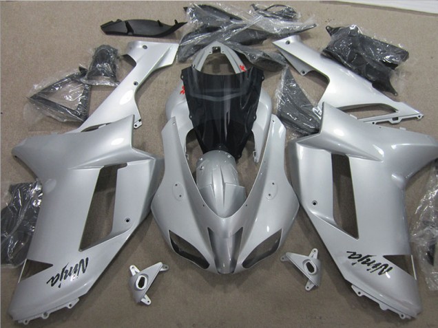 Abs Plásticos ZX6R 2007-2008 - Prata Abs Plásticos ZX6R 2007-2008 - Prata