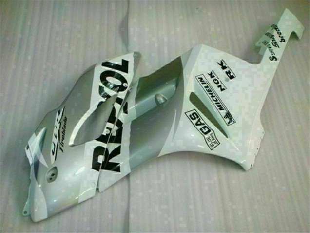 Carenagem CBR 1000RR 2004-2005 - Branco Prata Repsol