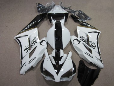 Carenagem CBR 1000RR 2004-2005 - Branco Preto PRAMAC