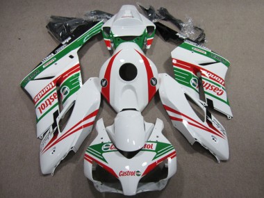 Carenagem CBR 1000RR 2004-2005 - Branco Vermelho Castrol
