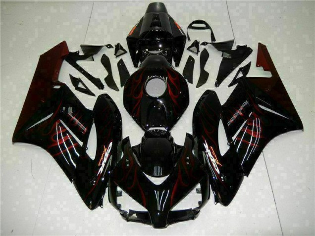 Carenagem CBR 1000RR 2004-2005 - Vermelho Chama Preto