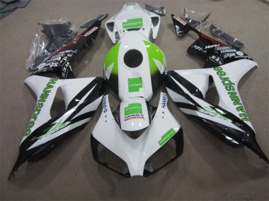Carenagem CBR 1000RR 2006-2007 - Branco Verde Hannspree