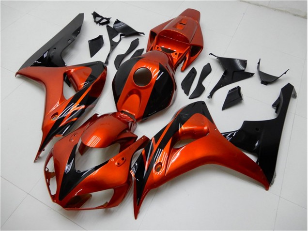 Carenagem CBR 1000RR 2006-2007 - Laranja Preto Carenagem CBR 1000RR 2006-2007 - Laranja Preto