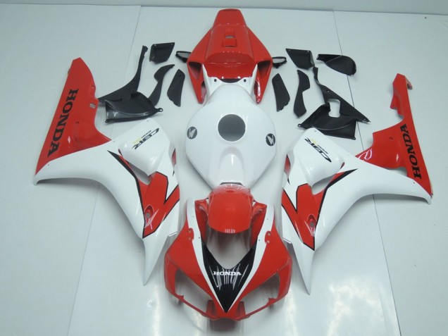 Carenagem CBR 1000RR 2006-2007 - Laranja Vermelho & Branco