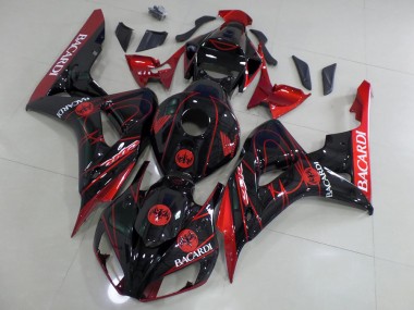Carenagem CBR 1000RR 2006-2007 - Preto Bacardi