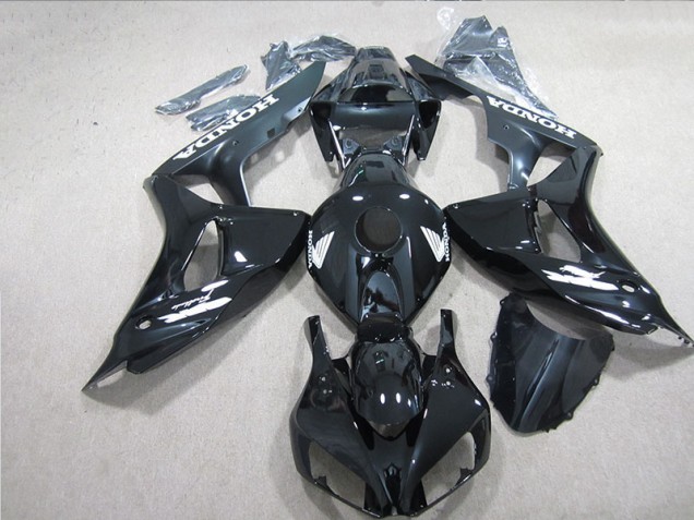 Carenagem CBR 1000RR 2006-2007 - Preto Branco Decalque Carenagem CBR 1000RR 2006-2007 - Preto Branco Decalque