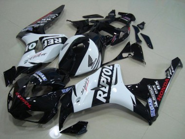 Carenagem CBR 1000RR 2006-2007 - Preto Branco Repsol