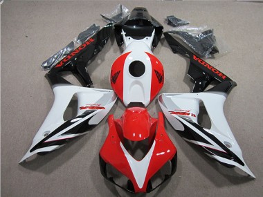 Carenagem CBR 1000RR 2006-2007 - Preto Branco Vermelho Fireblade