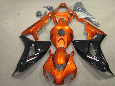 Carenagem CBR 1000RR 2006-2007 - Preto Laranja Fireblade
