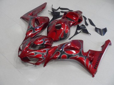 Carenagem CBR 1000RR 2006-2007 - Vermelho Prata Chama