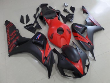 Carenagem CBR 1000RR 2006-2007 - Vermelho & Preto Fosco