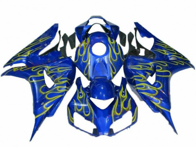 Carenagem CBR 1000RR 2008-2011 - Amarelo Chama Azul Carenagem CBR 1000RR 2008-2011 - Amarelo Chama Azul