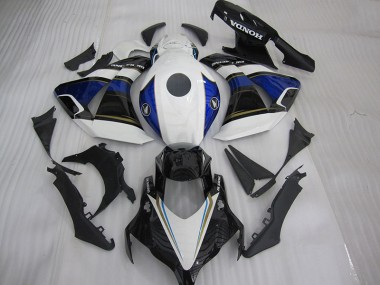 Carenagem CBR 1000RR 2008-2011 - Branco Preto Azul