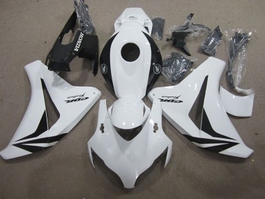 Carenagem CBR 1000RR 2008-2011 - Branco Preto Fireblade