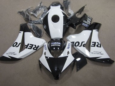 Carenagem CBR 1000RR 2008-2011 - Branco Preto Repsol
