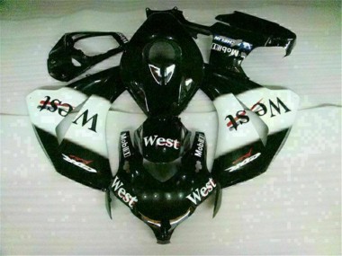 Carenagem CBR 1000RR 2008-2011 - Branco Preto West