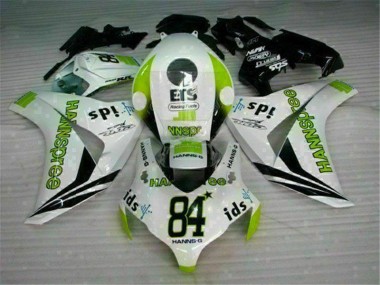 Carenagem CBR 1000RR 2008-2011 - Branco Verde Hannspree 84