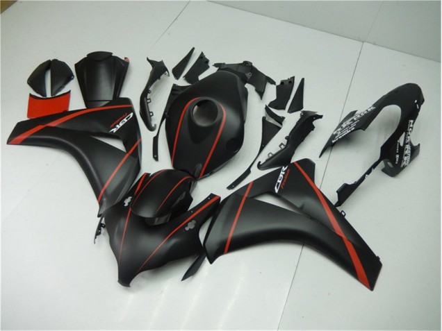 Carenagem CBR 1000RR 2008-2011 - Preto Fosco Vermelho Carenagem CBR 1000RR 2008-2011 - Preto Fosco Vermelho